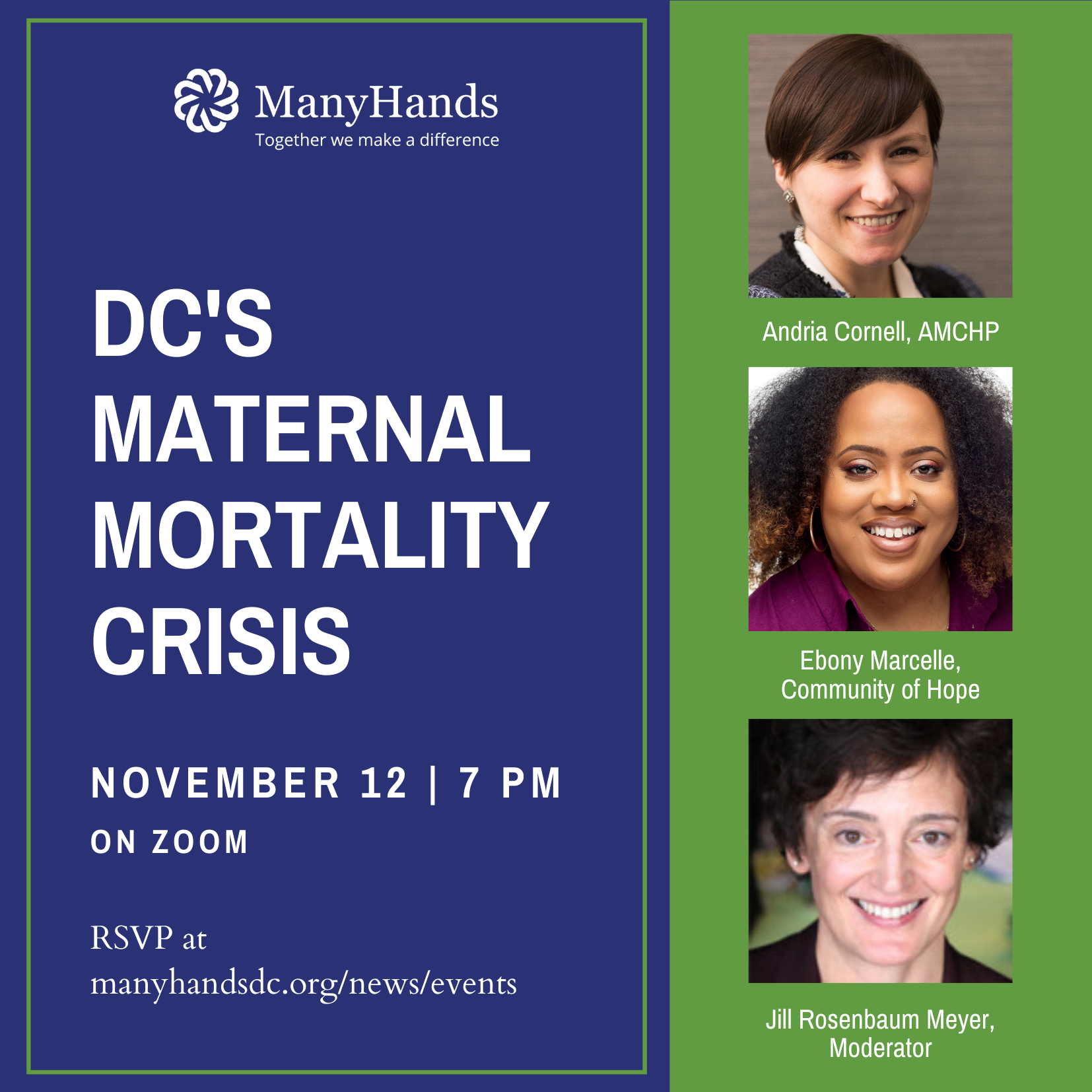 Invitation to Nov 12 maternal mortality panel