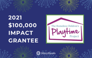 2021 $100,000 Impact Grantee - The Homeless Children's Playtime Project